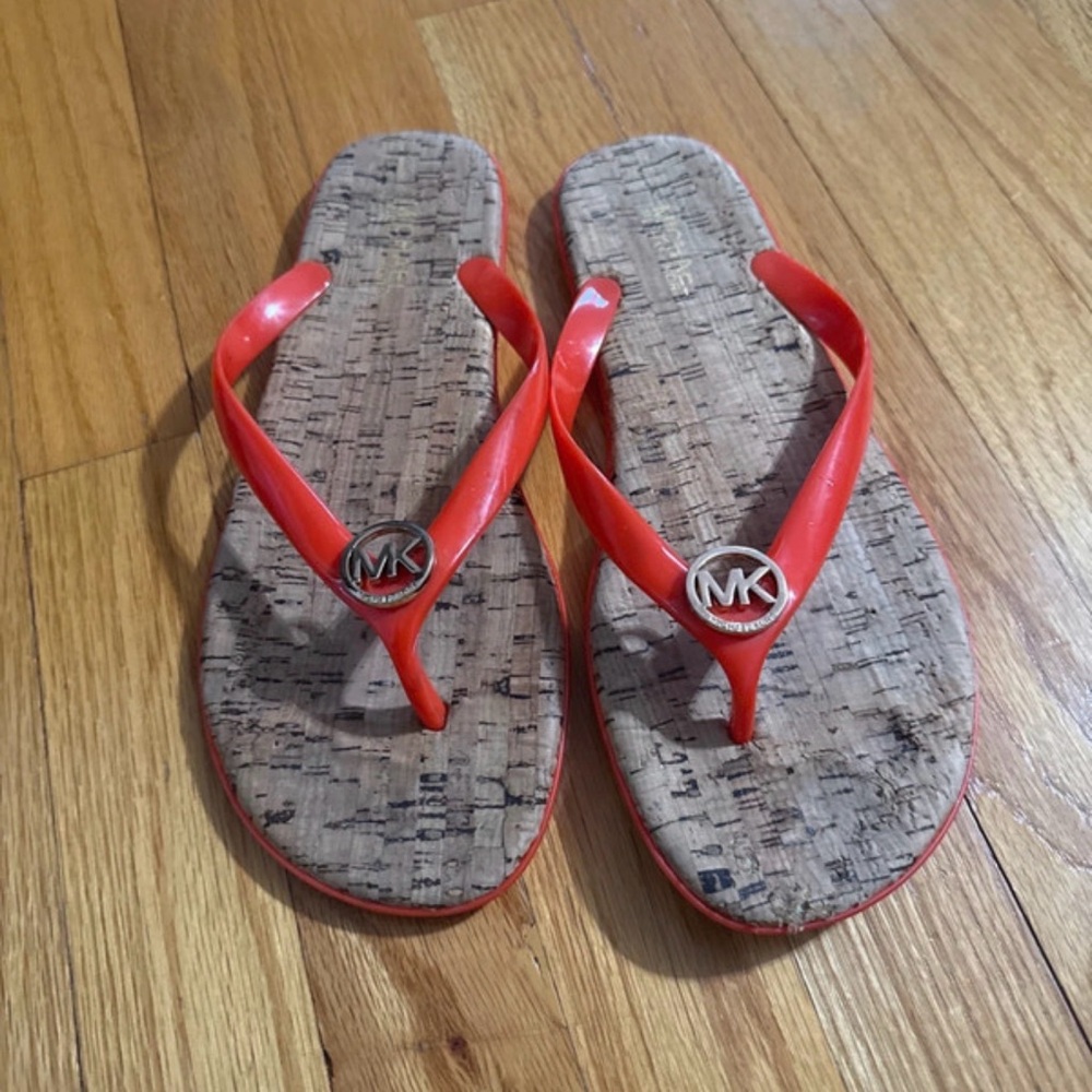 Michael Kors Orange Sandals